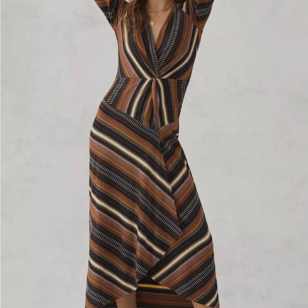 Anthro Maeve Wrap Dress